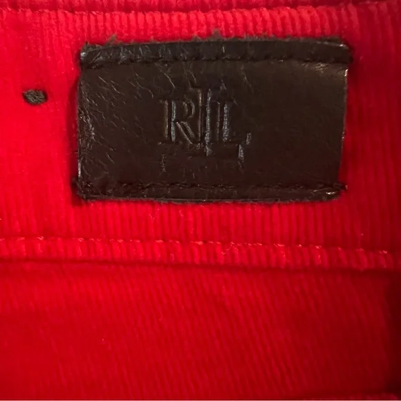 Ralph Lauren Red Corduroy Pants - Picture 5 of 6